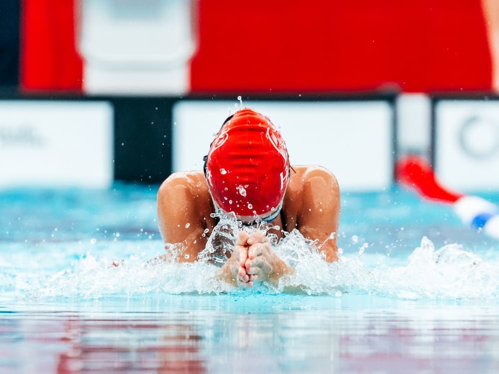 Hurst Triumphs in First Gala at New Swimming Pool